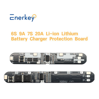 কেনা Enerkey 6S 10A 22.2V/7S 20A 24V লিথিয়াম আইওন 18650 ব্যাটারি BMS প্যাক PCB সুরক্ষা বোর্ড অনলাইনে উৎপাদন
