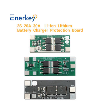 কেনা Enerkey 2S 20A 30A লিথিয়াম আইওন ব্যাটারি 18650 চার্জার PCB BMS সুরক্ষা বোর্ড ড্রিল মোটর জন্য অনলাইনে উৎপাদন