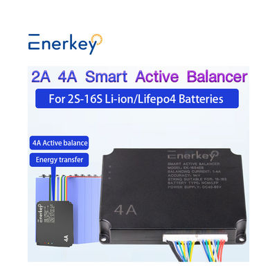 কেনা Enerkey 5TH লাইফপো4 / লিথিয়াম-আয়ন ব্যাটারি সমীকরণের জন্য সক্রিয় ভারসাম্য 8S 10S 14S 16S অনলাইনে উৎপাদন