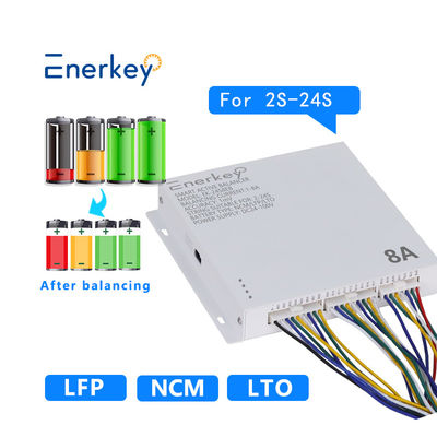 কেনা Enerkey 2-24s 8a অ্যাক্টিভ ইকুয়ালাইজার ব্যালেন্সার লি-আইওন/লাইফপো4/এলটো ব্যাটারি সেল ব্যালেন্সিংয়ের জন্য অনলাইনে উৎপাদন