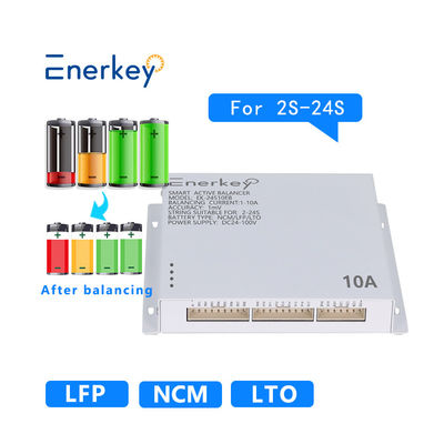 কেনা Enerkey EK-24S10EB স্মার্ট অ্যাক্টিভ ব্যালেন্সার 10A 24S এলসিডি লিড এসিড ব্যাটারি ইকুইলেটর 24/36/48v/96v অনলাইনে উৎপাদন