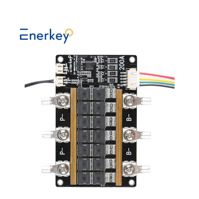 কেনা Enerkey BMS 4S 12V 200A লিথিয়াম আয়ন 3.2V ব্যাটারি সুরক্ষা মডিউল ভারসাম্য সহ পিসিবি সুরক্ষা বোর্ড অনলাইনে উৎপাদন