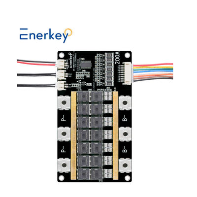 কেনা নির্মাতার সরবরাহ 7S 200A Enerkey LiFePO4 BMS এনটিসি এবং লিথিয়াম ব্যাটারি প্যাকের জন্য ভারসাম্য সহ অনলাইনে উৎপাদন