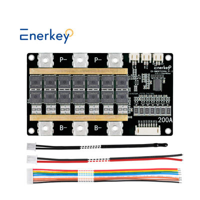 কেনা Enerkey 6S 24V 200A PCB BMS সুরক্ষা বোর্ড 6 প্যাকের জন্য 18650 Lifepo4 সৌর আলো জন্য ব্যাটারি সেল অনলাইনে উৎপাদন