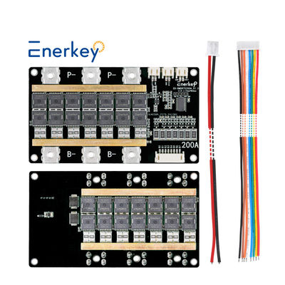 কেনা Enerkey 5s 6s 7s 200A 24V 25.2V লিথিয়াম-ইয়ন/লাইফপো4/এলটো/এসআইবি ব্যাটারি প্যাকের জন্য উচ্চ ক্ষমতা BMS PCBA অনলাইনে উৎপাদন