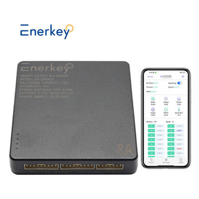 Enerkey BMS 4S 8S 8A স্মার্ট অ্যাক্টিভ ব্যালেন্সার লিফিপো4 লিথিয়াম আয়ন ব্যাটারি আরভি-এর জন্য