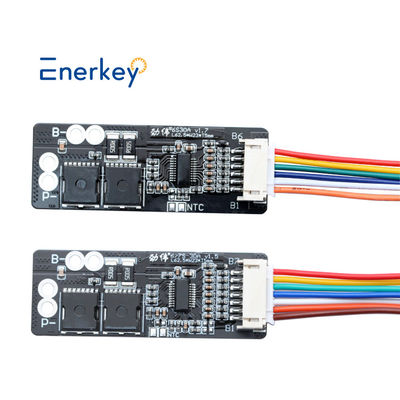 25.2V 29.4V লিথিয়াম ব্যাটারি BMS সুরক্ষা বোর্ড স্মার্ট BMS 6S 7S 30A RV এর জন্য