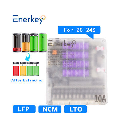 Enerkey 10a LTO ব্যালেন্সার স্মার্ট অ্যাক্টিভ ইকুয়ালাইজার Li-ion Lifepo4 4S 8S 16S 24S ব্যাটারির জন্য