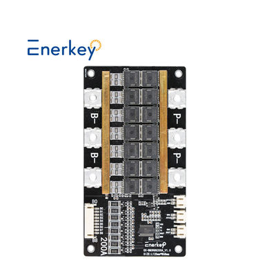 Enerkey BMS 3S 4S 5S 6S 7S 8S BMS ব্যালেন্স ক্রমাগত বর্তমান 200A Lifepo4 লিথিয়াম আয়ন LTO SIB ব্যাটারি