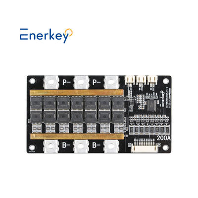 Enerkey 3S 200A লিথিয়াম ব্যাটারি BMS LiFePO4/Li-ion/Lto/SIB ইলেকট্রনিক গাড়ির জন্য ভারসাম্য সহ সুরক্ষা বোর্ড