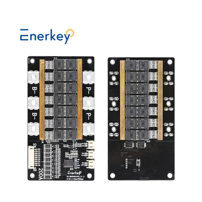 Enekrey BMS 6S লিথিয়াম-ইয়ন/Lto/SIB/Lifepo4 হার্ডওয়্যার BMS বৈদ্যুতিক যানবাহন এবং মোটরসাইকেল জন্য 200A ধ্রুবক বর্তমান সঙ্গে
