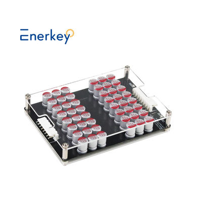 Enerkey 12S 13S 14S 15S 16S 5A ব্যাটারি অ্যাক্টিভ ব্যালেন্সার অ্যাক্রিলিক প্লেট লিথিয়াম-ইয়ন / এলটিও / লাইফপো 4 ইকুয়ালাইজার সহ বৈদ্যুতিক গাড়ির জন্য