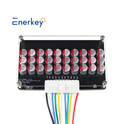 Enerkey 8S-10S 5A লিথিয়াম অ্যাক্টিভ ইকুয়ালাইজেশন লিথিয়াম-ইয়ন/Lto/Lifepo4 ব্যাটারি প্যাক ব্যালেন্সিংয়ের জন্য অ্যাক্রিলিক প্লেটের সাথে
